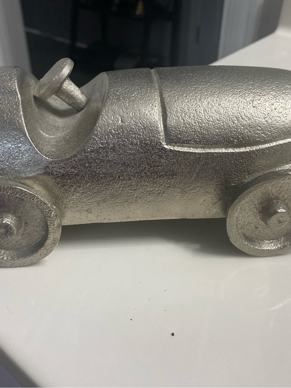 Vintage Aluminum Monopoly Race Car